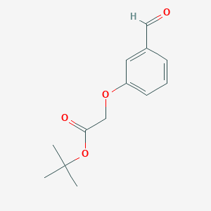 molecular formula C13H16O4 B178881 叔丁基2-(3-甲酰苯氧基)乙酸酯 CAS No. 147593-90-6