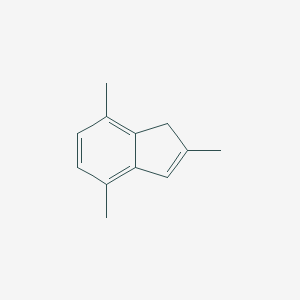 molecular formula C12H14 B178887 2,4,7-三甲基-1H-茚烯 CAS No. 144284-76-4