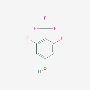 molecular formula C7H3F5O B178889 3,5-Difluoro-4-(trifluoromethyl)phenol CAS No. 116640-11-0