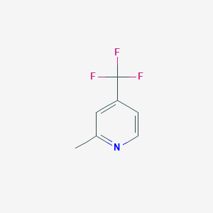 molecular formula C7H6F3N B178910 2-Methyl-4-(trifluoromethyl)pyridine CAS No. 106877-17-2