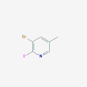 molecular formula C6H5BrIN B178924 3-Bromo-2-iodo-5-methylpyridine CAS No. 1211542-16-3