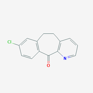 molecular formula C14H10ClNO B017893 8-氯-5,6-二氢-11H-苯并[5,6]环庚并[1,2-b]吡啶-11-酮 CAS No. 31251-41-9