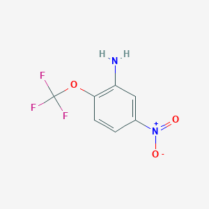 molecular formula C7H5F3N2O3 B178932 5-Nitro-2-(trifluoromethoxy)aniline CAS No. 158579-82-9
