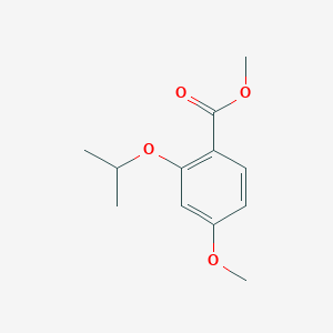 molecular formula C12H16O4 B178986 Methyl 2-isopropoxy-4-methoxybenzoate CAS No. 117401-87-3