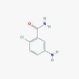 molecular formula C7H7ClN2O B179010 5-Amino-2-chlorobenzamide CAS No. 111362-50-6