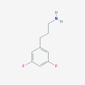 molecular formula C9H11F2N B179021 3-(3,5-二氟苯基)丙胺 CAS No. 105219-40-7