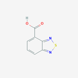molecular formula C7H4N2O2S B179026 2,1,3-Benzothiadiazole-4-carboxylic acid CAS No. 118514-40-2