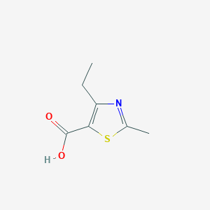 molecular formula C7H9NO2S B179059 4-乙基-2-甲基-1,3-噻唑-5-甲酸 CAS No. 119778-44-8