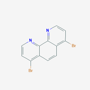 molecular formula C12H6Br2N2 B179087 4,7-二溴-1,10-菲咯啉 CAS No. 156492-30-7