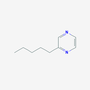 molecular formula C₉H₁₄N₂ B017909 戊基吡嗪 CAS No. 6303-75-9