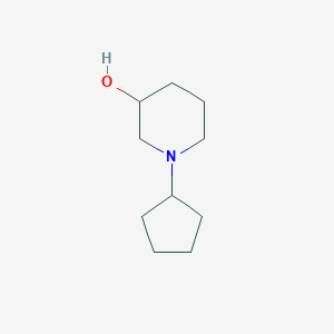 molecular formula C10H19NO B179128 1-Cyclopentylpiperidin-3-ol CAS No. 1250687-29-6