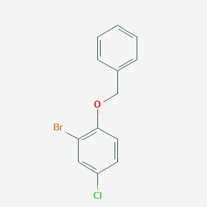 molecular formula C13H10BrClO B179134 1-(Benzyloxy)-2-bromo-4-chlorobenzene CAS No. 151038-76-5