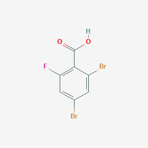 B179145 2,4-Dibromo-6-fluorobenzoic acid CAS No. 183065-69-2