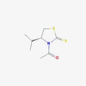 B179155 (R)-1-(4-isopropyl-2-thioxothiazolidin-3-yl)ethanone CAS No. 121929-87-1