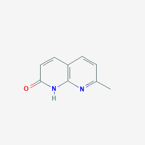 molecular formula C9H8N2O B179158 2-羟基-7-甲基-1,8-萘啶 CAS No. 1569-11-5