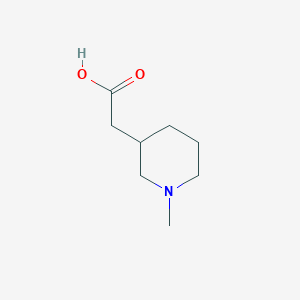 B179204 2-(1-Methylpiperidin-3-yl)acetic acid CAS No. 169253-08-1
