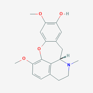 molecular formula C19H21NO4 B017921 (+)-九叶草碱 CAS No. 104420-84-0