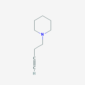 B179227 1-(But-3-yn-1-yl)piperidine CAS No. 14256-74-7