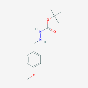B179249 tert-Butyl 2-(4-methoxybenzyl)hydrazinecarboxylate CAS No. 150767-02-5