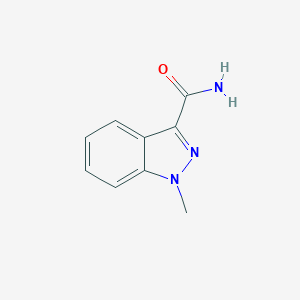 molecular formula C9H9N3O B179259 1-甲基-1H-吲唑-3-甲酰胺 CAS No. 129137-93-5