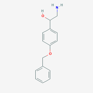 molecular formula C15H17NO2 B017926 2-Amino-1-(4-(benzyloxy)phenyl)ethanol CAS No. 56443-72-2