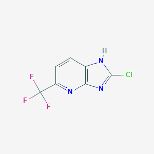 B179360 3H-Imidazo[4,5-b]pyridine, 2-chloro-5-(trifluoromethyl)- CAS No. 114087-69-3