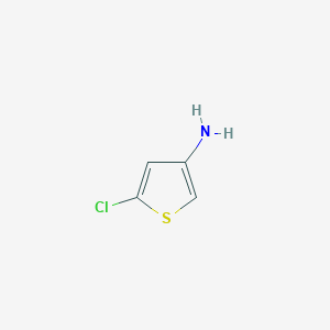 molecular formula C4H4ClNS B179390 5-Chlorothiophen-3-amine CAS No. 123403-75-8