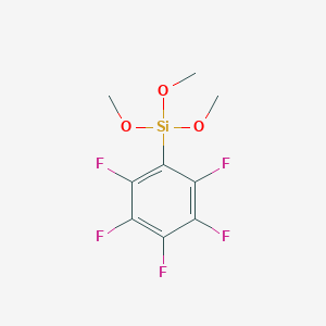 B179421 Trimethoxy(pentafluorophenyl)silane CAS No. 223668-64-2