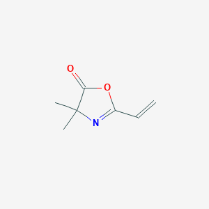 molecular formula C7H9NO2 B179435 4,4-Dimetil-2-viniloxazol-5(4H)-ona CAS No. 29513-26-6