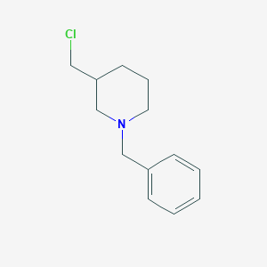 B179440 1-Benzyl-3-(chloromethyl)piperidine CAS No. 104778-58-7
