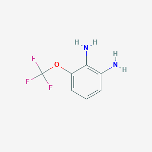 molecular formula C7H7F3N2O B179473 3-(三氟甲氧基)苯-1,2-二胺 CAS No. 113638-49-6