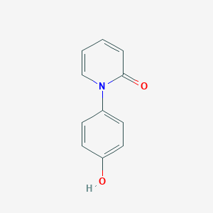 molecular formula C11H9NO2 B017950 1-(4-羟基苯基)吡啶-2(1H)-酮 CAS No. 859538-51-5