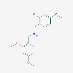 molecular formula C18H23NO4 B179537 Bis(2,4-dimethoxybenzyl)amine CAS No. 20781-23-1