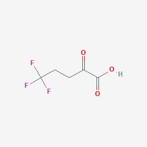 molecular formula C5H5F3O3 B179582 5,5,5-三氟-2-氧戊酸 CAS No. 118311-18-5