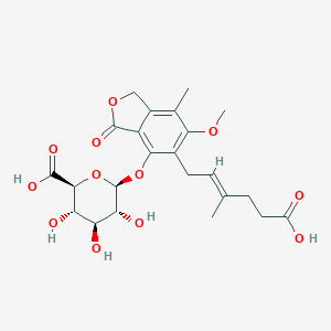 molecular formula C23H28O12 B017959 Mycophenolic acid glucuronide CAS No. 31528-44-6
