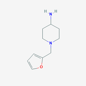 molecular formula C10H16N2O B179590 1-(Furan-2-ylmethyl)piperidin-4-amine CAS No. 185110-14-9