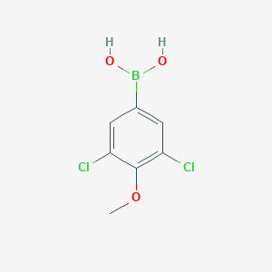 molecular formula C7H7BCl2O3 B179596 3,5-二氯-4-甲氧基苯硼酸 CAS No. 175883-61-1