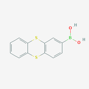 molecular formula C12H9BO2S2 B179614 Thianthren-2-ylboronic acid CAS No. 108847-21-8