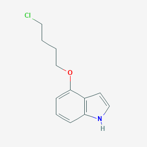 molecular formula C12H14ClNO B179616 4-(4-chlorobutoxy)-1H-indole CAS No. 180160-98-9