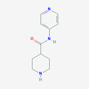 molecular formula C11H15N3O B179627 N-(Pyridin-4-YL)piperidine-4-carboxamide CAS No. 110105-35-6