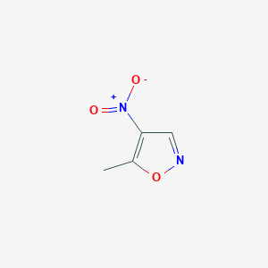 molecular formula C4H4N2O3 B179656 5-Methyl-4-nitroisoxazole CAS No. 1122-06-1