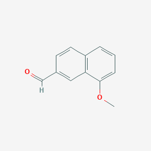 molecular formula C12H10O2 B179675 8-Methoxynaphthalene-2-carbaldehyde CAS No. 134594-23-3