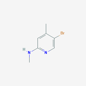 molecular formula C7H9BrN2 B179677 5-溴-N,4-二甲基吡啶-2-胺 CAS No. 155789-99-4