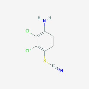 molecular formula C7H4Cl2N2S B179748 2,3-二氯-4-硫氰酸苯胺 CAS No. 7494-03-3