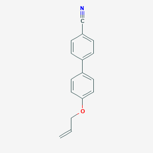 molecular formula C16H13NO B179761 4-(4-Prop-2-enoxyphenyl)benzonitrile CAS No. 111928-38-2