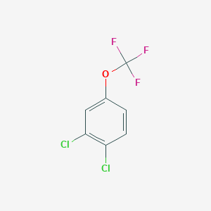 molecular formula C7H3Cl2F3O B179780 1,2-Dichloro-4-(trifluoromethoxy)benzene CAS No. 151276-10-7