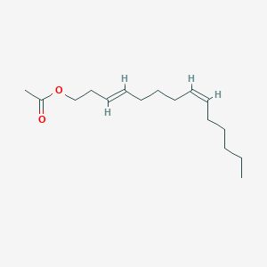 molecular formula C16H28O2 B179797 3E,8Z-Tetradecadienyl acetate CAS No. 163041-87-0