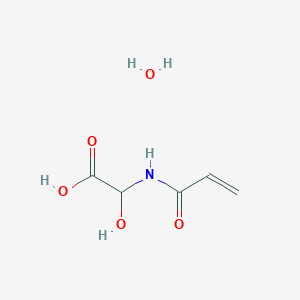 molecular formula C5H9NO5 B179801 2-Acrylamido-2-hydroxyacetic acid hydrate CAS No. 199926-33-5
