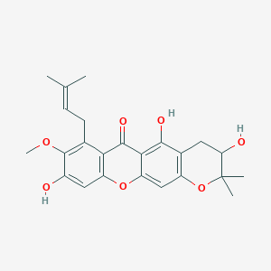molecular formula C24H26O7 B179805 Mangostanol CAS No. 184587-72-2