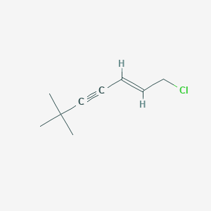 molecular formula C9H13Cl B017981 1-氯-6,6-二甲基-2-庚烯-4-炔 CAS No. 126764-17-8